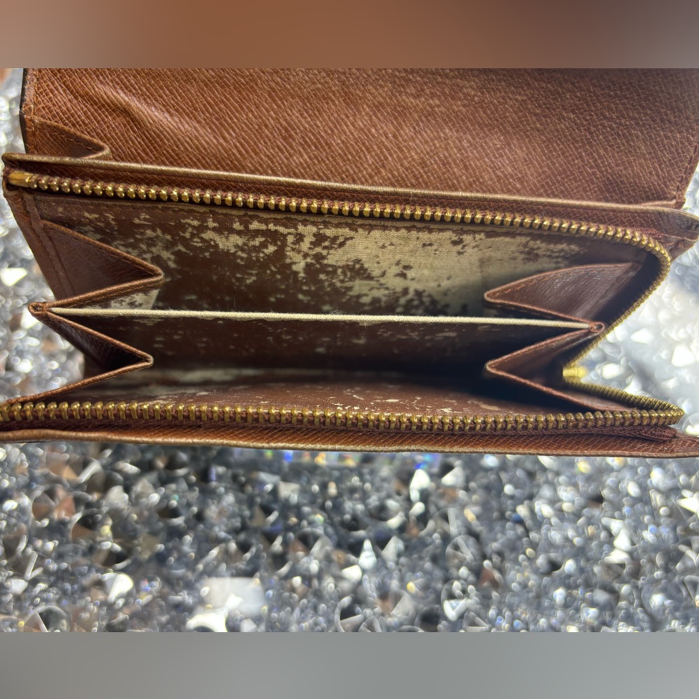 Louis Vuitton Monogram Porte Monnaie Tresor Wallet EUC - Picture 7 of 12
